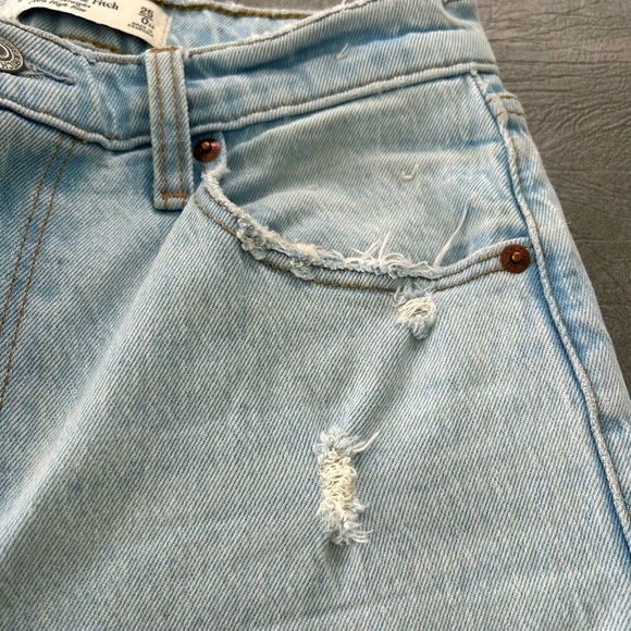 Abercrombie & Fitch Sky Blue Straight Jeans - Picture 3 of 7